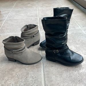 Girls booties and boots